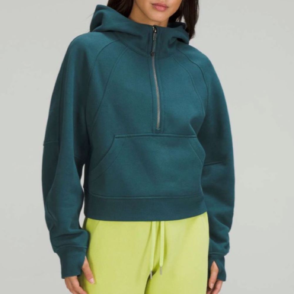 Lululemon Oversized Scuba Hoodie in Jasper Green